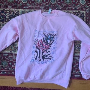 Abby Portner Cat Sweater, Medium